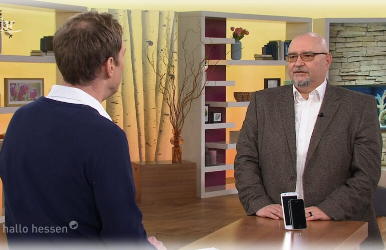 Sicherheit in der digitalen Kommunikation: Live-Auftritt im Hessischen Rundfunk TV